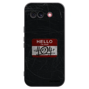 Picasee crna silikonska maskica za Google Pixel 10a - HELLO 404