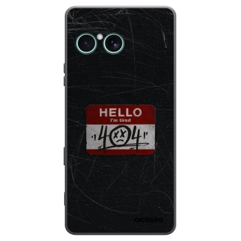 Picasee crna silikonska maskica za Sony Xperia 10 VII - HELLO 404