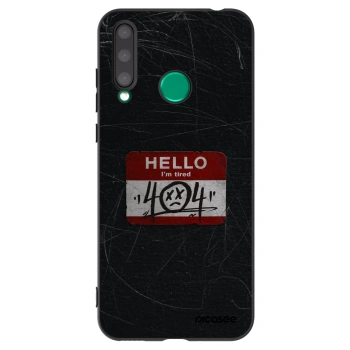 Picasee crna silikonska maskica za Honor 20 Lite - HELLO 404
