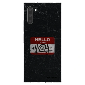 Picasee silikonska prozirna maskica za Samsung Galaxy Note 10 N970F - HELLO 404