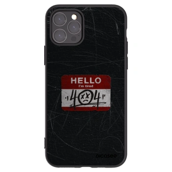 Picasee crna silikonska maskica za Apple iPhone 11 Pro - HELLO 404