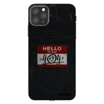 Picasee silikonska prozirna maskica za Apple iPhone 11 Pro Max - HELLO 404