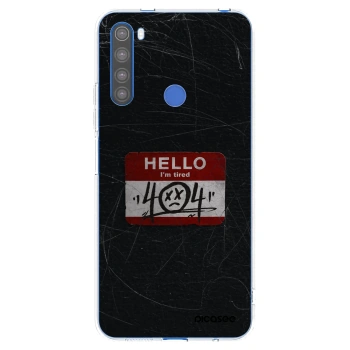 Picasee silikonska prozirna maskica za Xiaomi Redmi Note 8T - HELLO 404