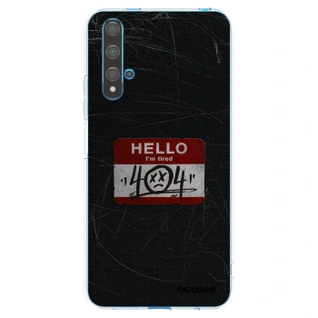 Picasee silikonska prozirna maskica za Huawei Nova 5T - HELLO 404