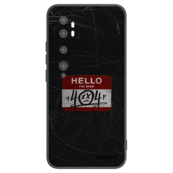 Picasee crna silikonska maskica za Xiaomi Mi Note 10 (Pro) - HELLO 404