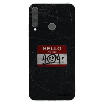 Picasee silikonska prozirna maskica za Huawei P40 Lite E - HELLO 404