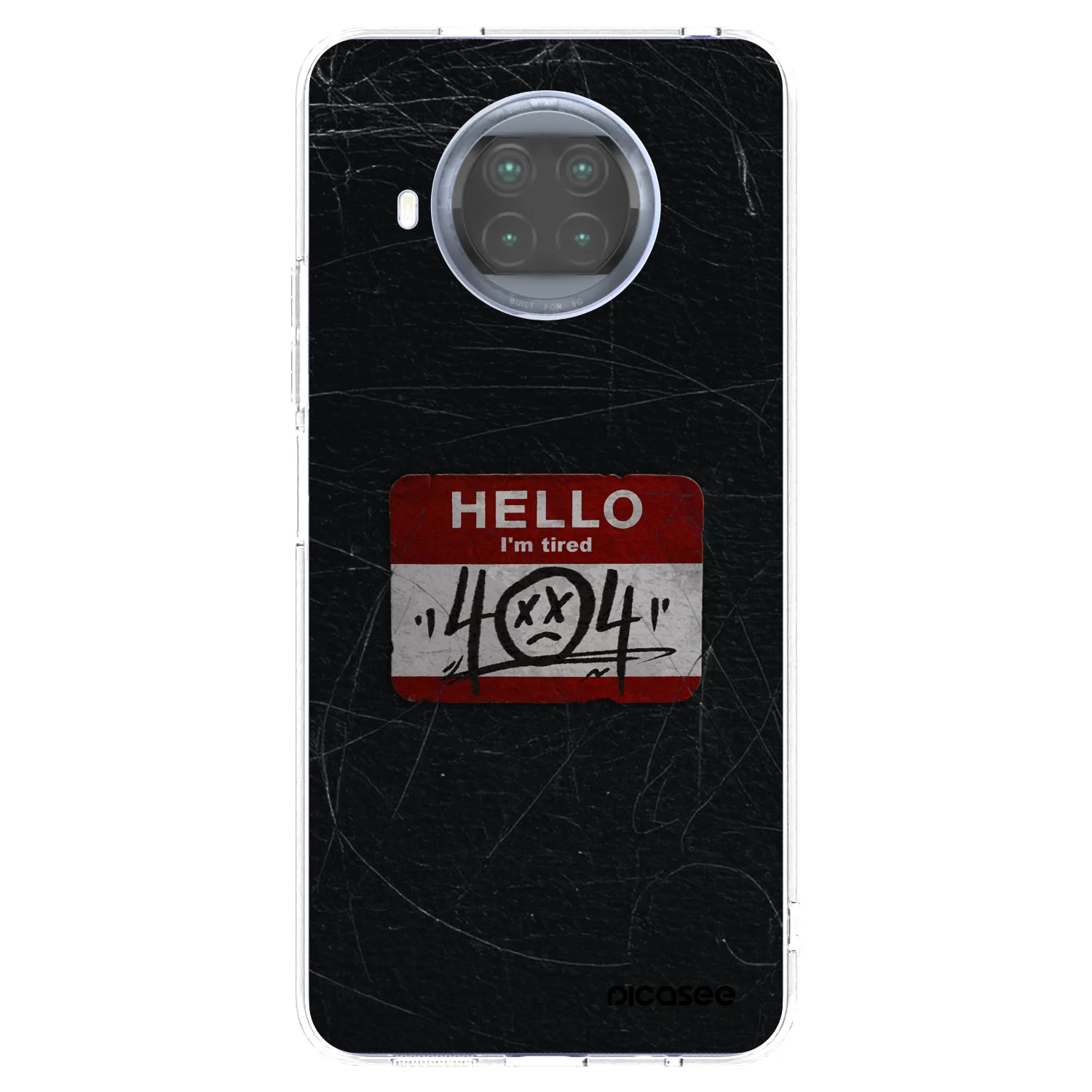 Picasee silikonska prozirna maskica za Xiaomi Mi 10T Lite - HELLO 404