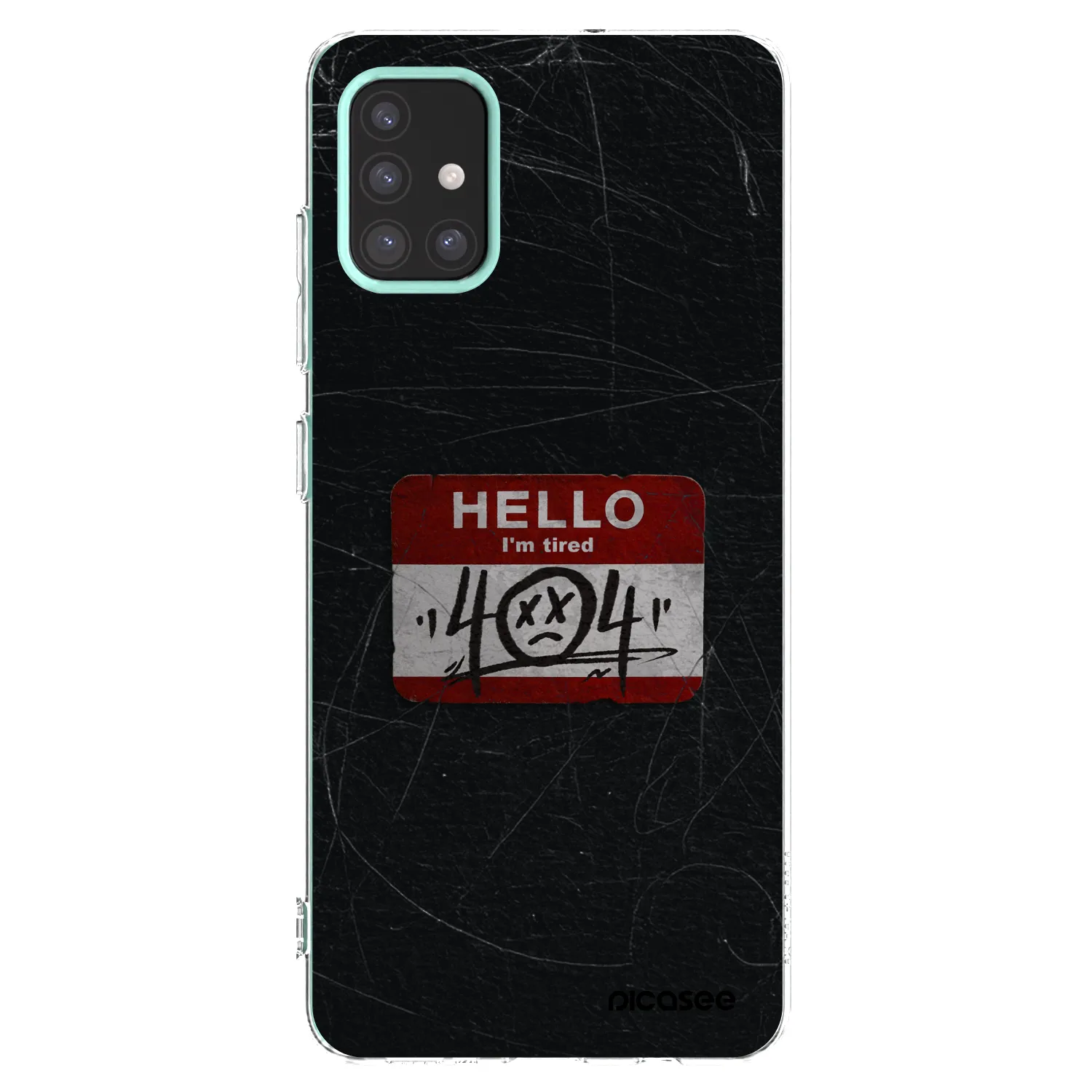 Picasee silikonska prozirna maskica za Samsung Galaxy M31s - HELLO 404