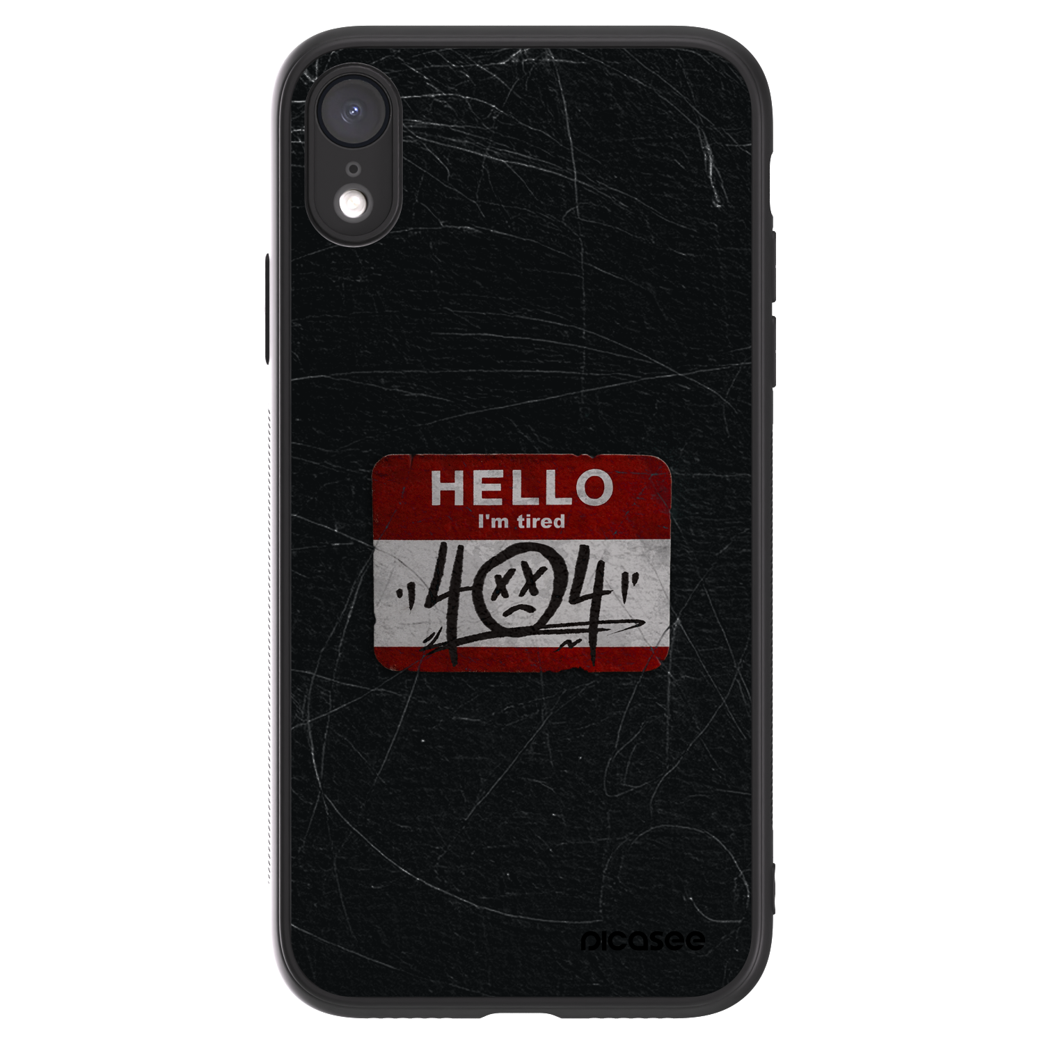 Picasee ULTIMATE CASE za Apple iPhone XR - HELLO 404