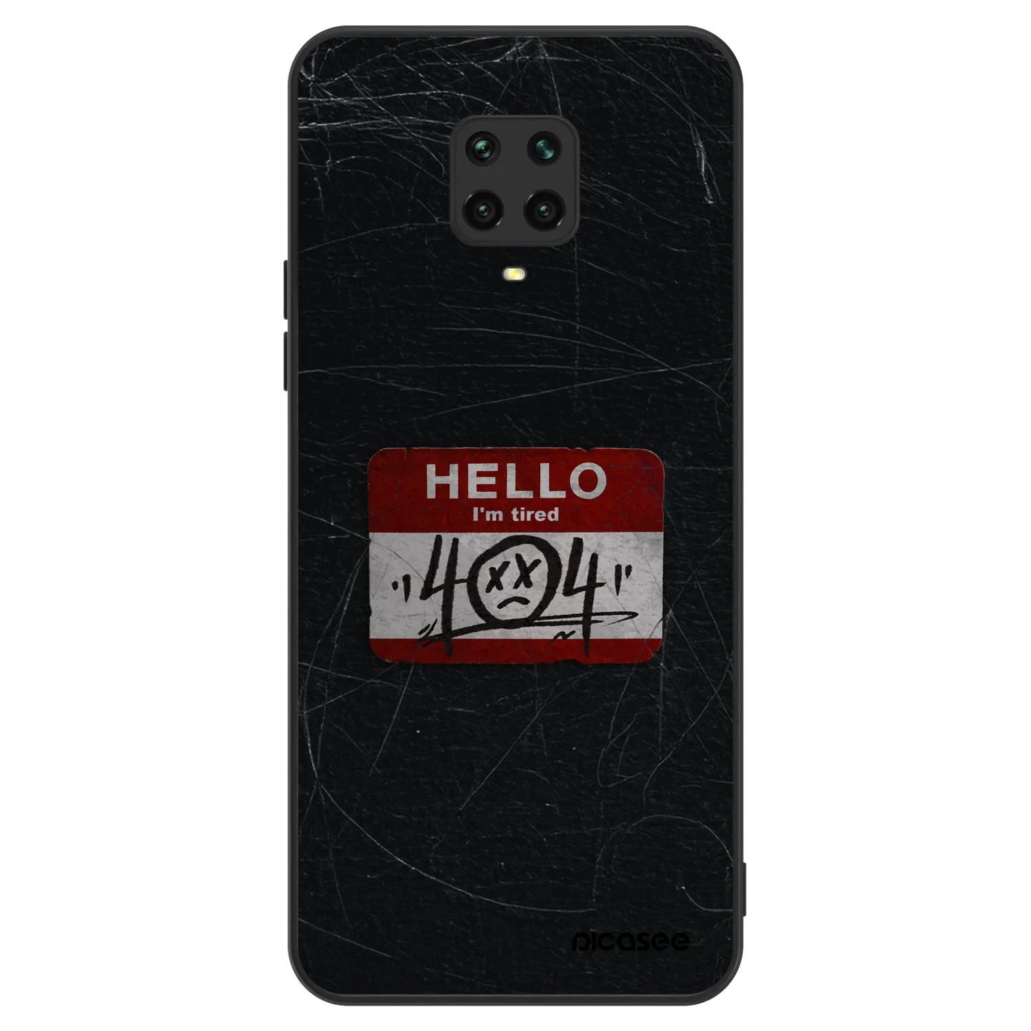 Picasee ULTIMATE CASE za Xiaomi Redmi Note 9 Pro - HELLO 404