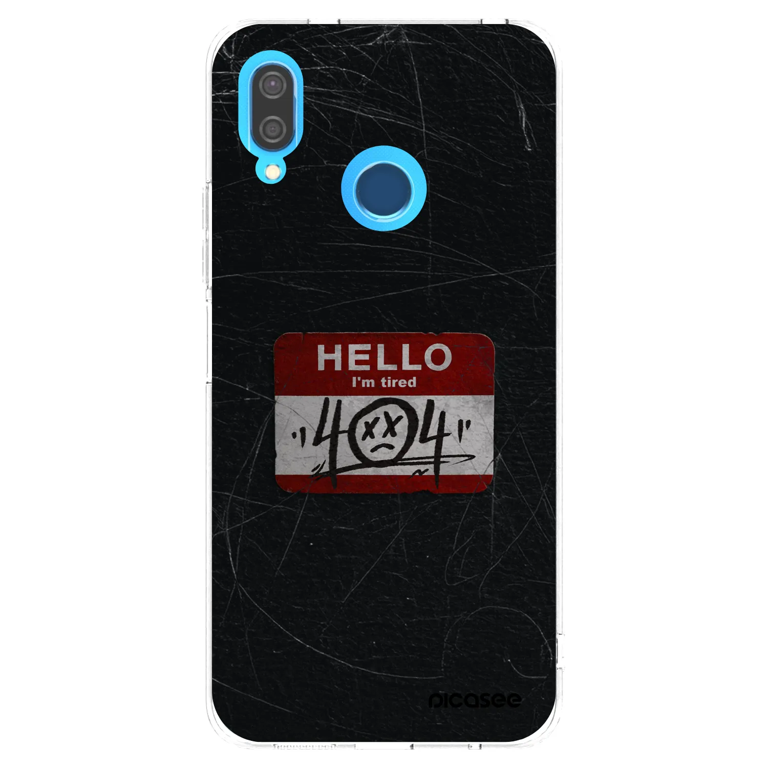 Picasee silikonska prozirna maskica za Huawei P20 Lite - HELLO 404