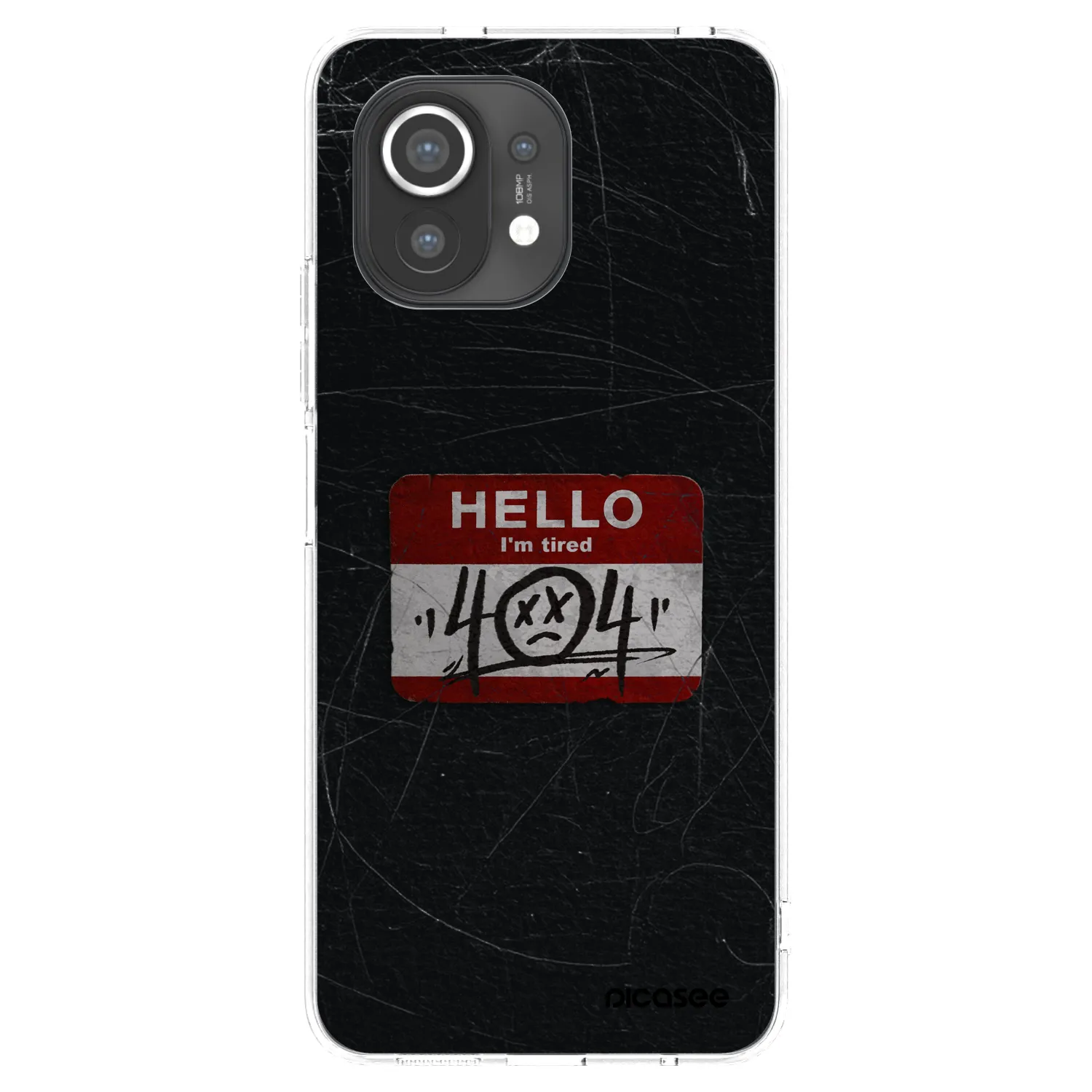 Picasee silikonska prozirna maskica za Xiaomi Mi 11 - HELLO 404