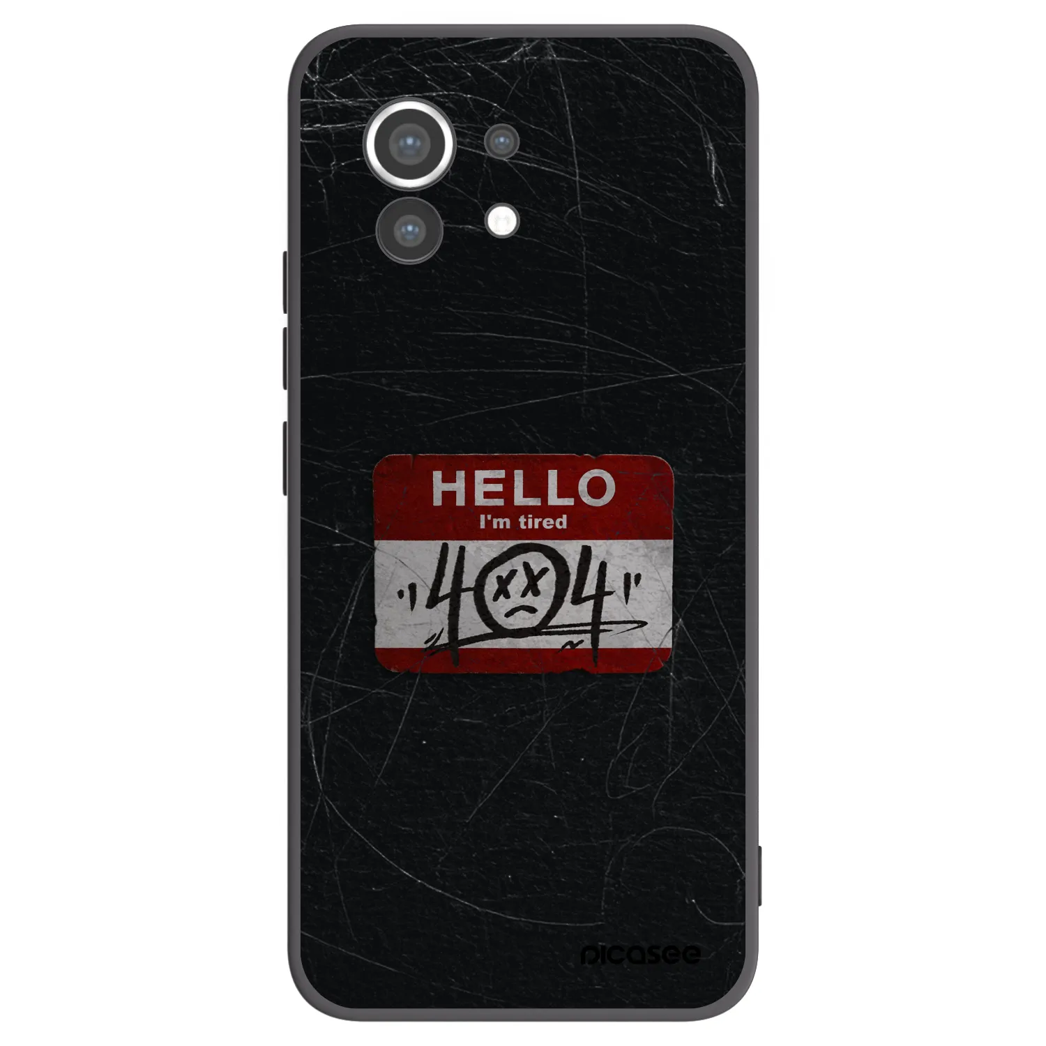 Picasee crna silikonska maskica za Xiaomi Mi 11 - HELLO 404
