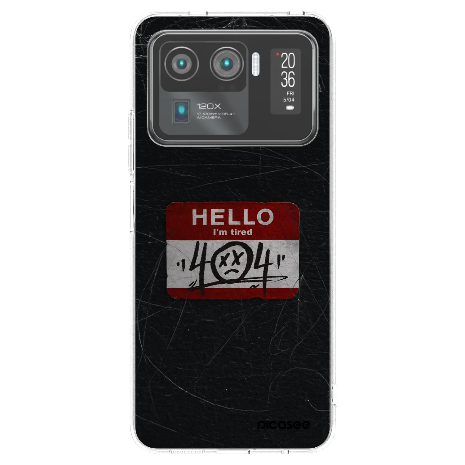 Picasee silikonska prozirna maskica za Xiaomi Mi 11 Ultra - HELLO 404