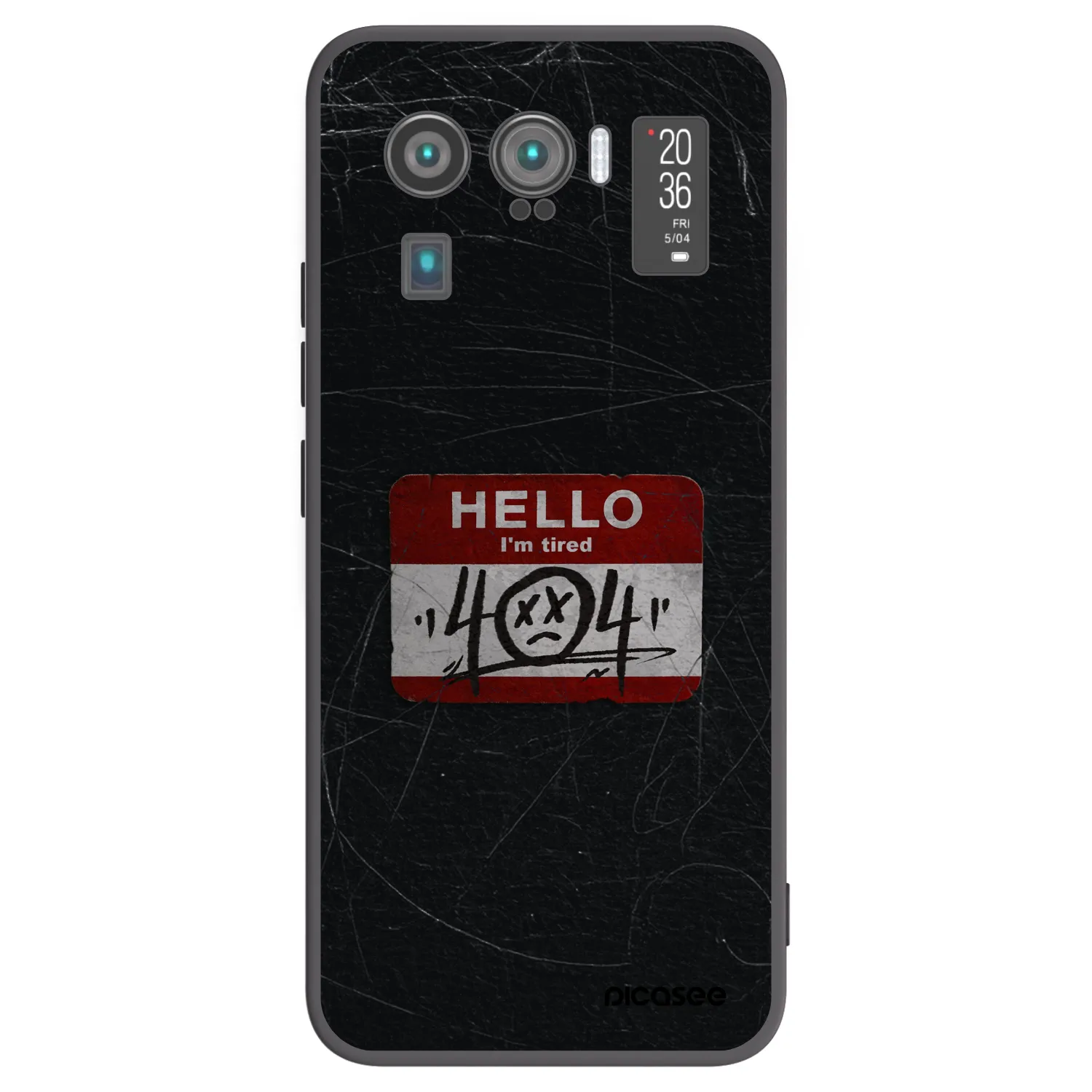 Picasee crna silikonska maskica za Xiaomi Mi 11 Ultra - HELLO 404
