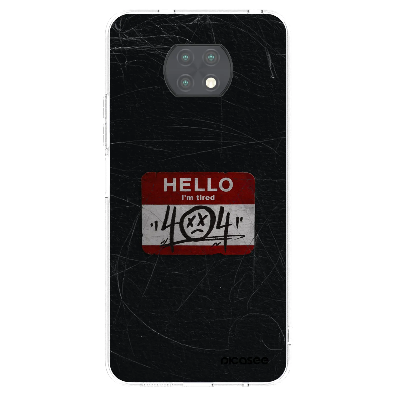 Picasee silikonska prozirna maskica za Xiaomi Redmi Note 9T - HELLO 404