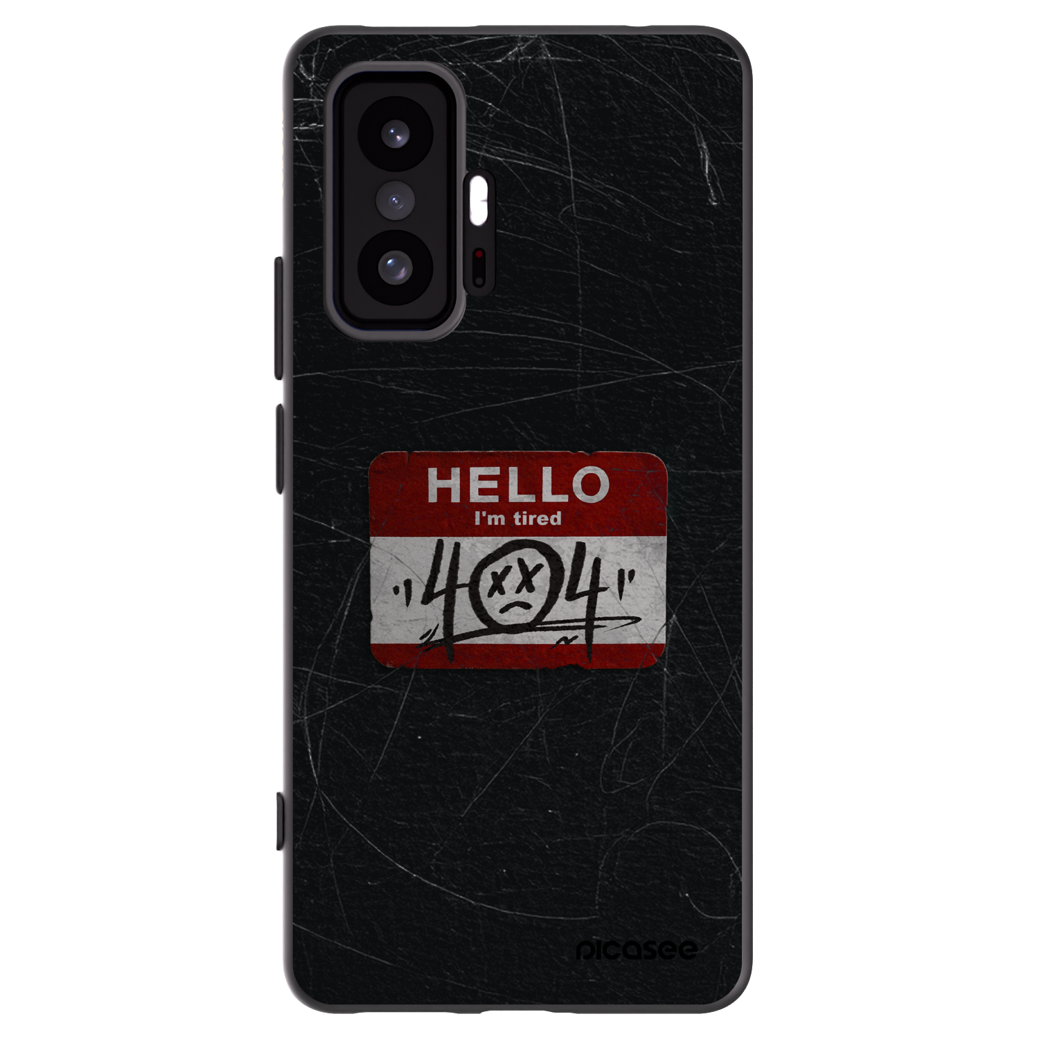 Picasee crna silikonska maskica za Xiaomi 11T - HELLO 404