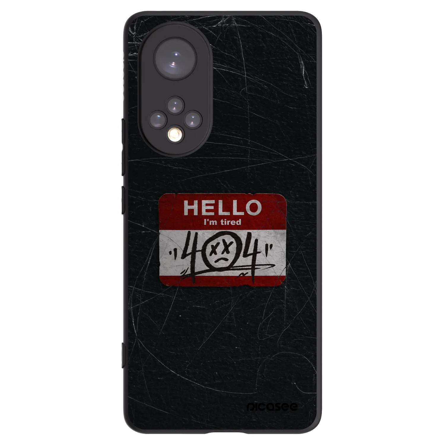 Picasee crna silikonska maskica za Huawei Nova 9 - HELLO 404