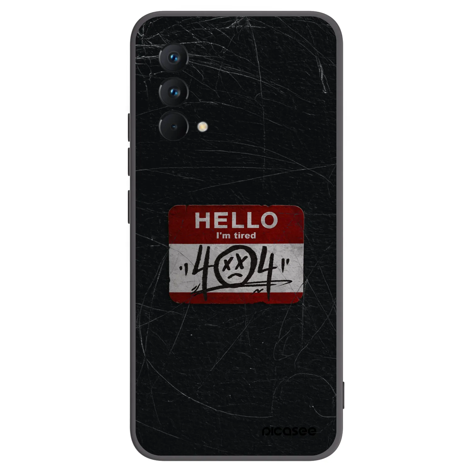 Picasee crna silikonska maskica za Realme GT Master Edition 5G - HELLO 404