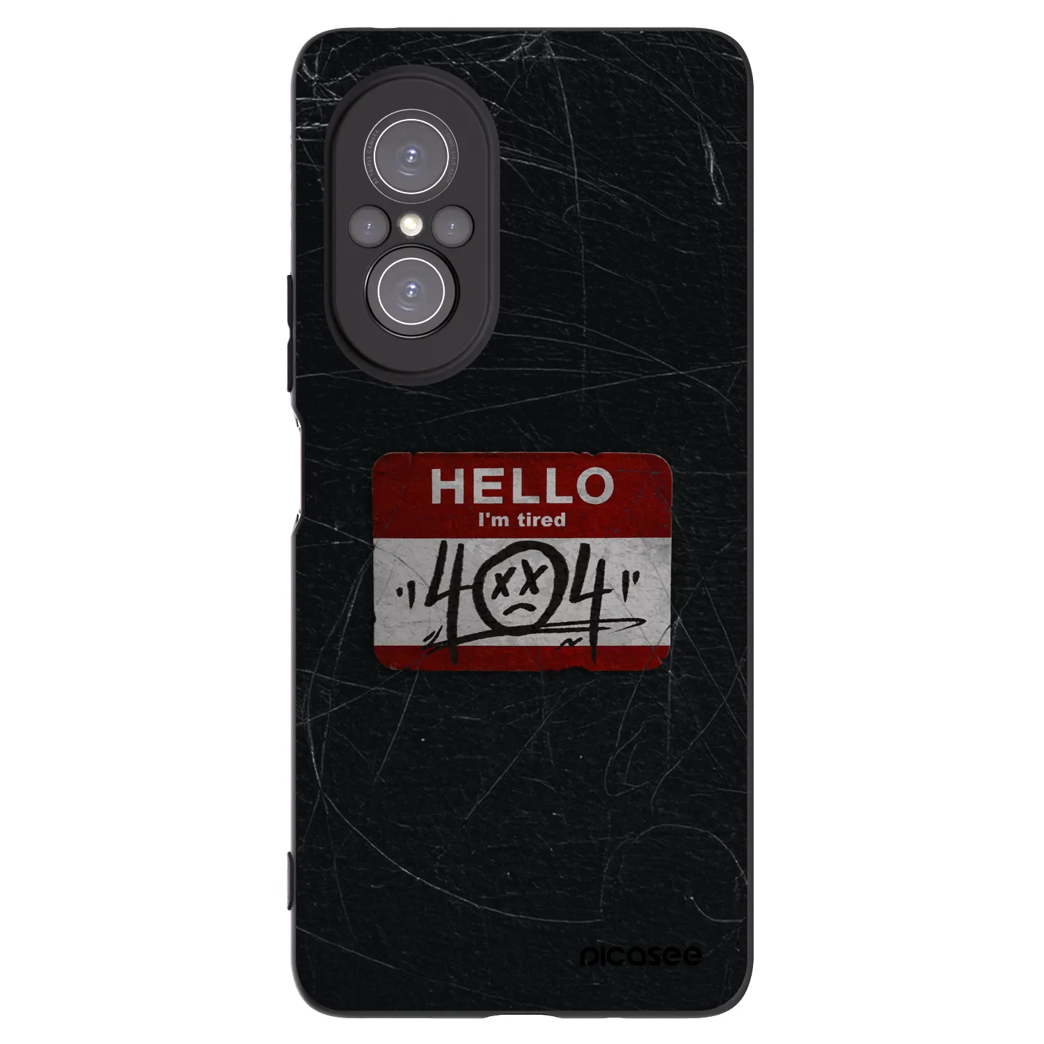 Picasee crna silikonska maskica za Huawei Nova 9 SE - HELLO 404