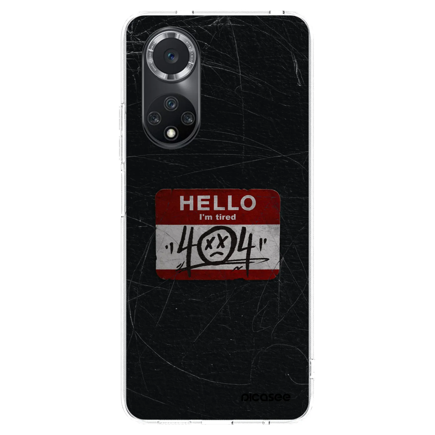 Picasee silikonska prozirna maskica za Huawei Nova 9 SE - HELLO 404
