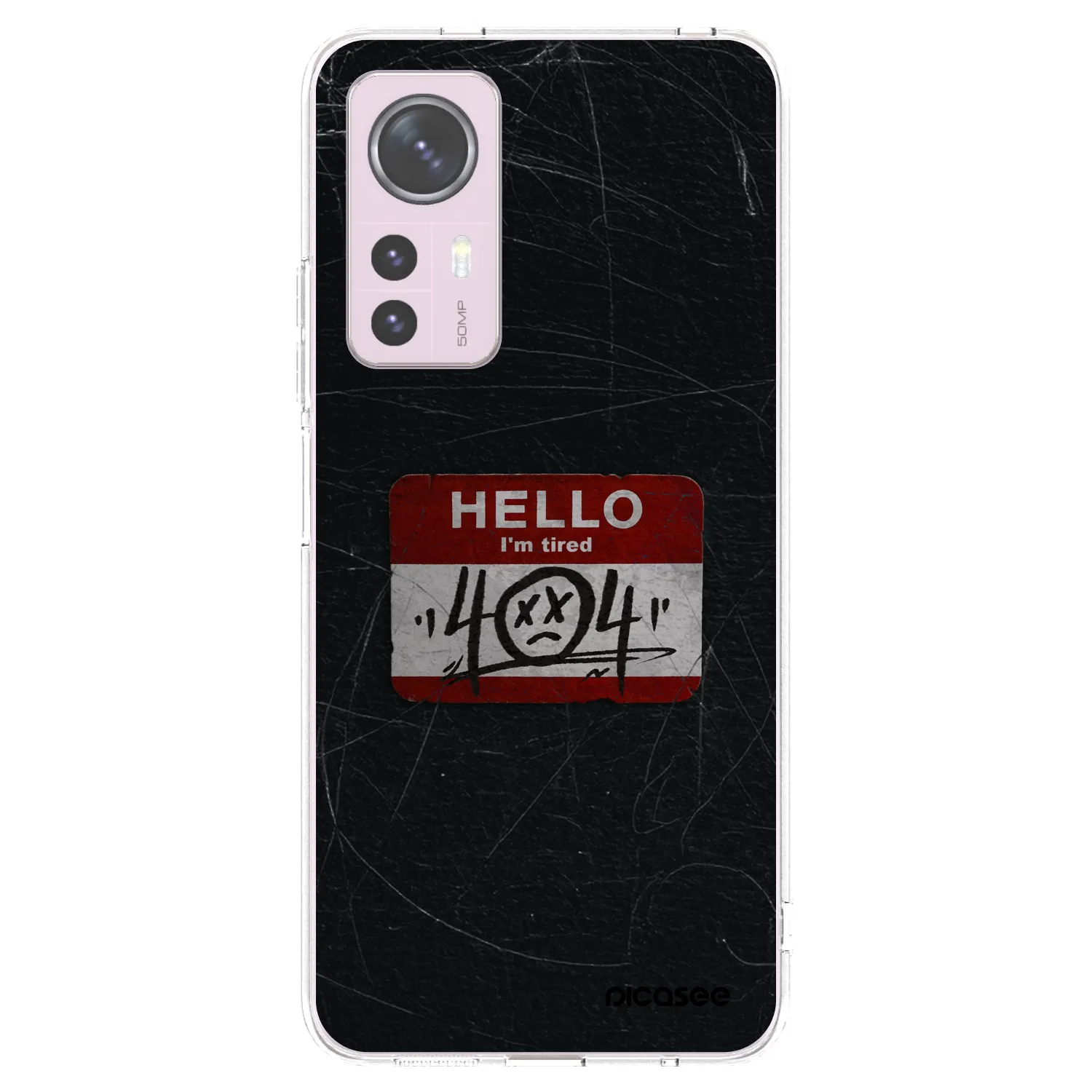 Picasee silikonska prozirna maskica za Xiaomi 12 - HELLO 404