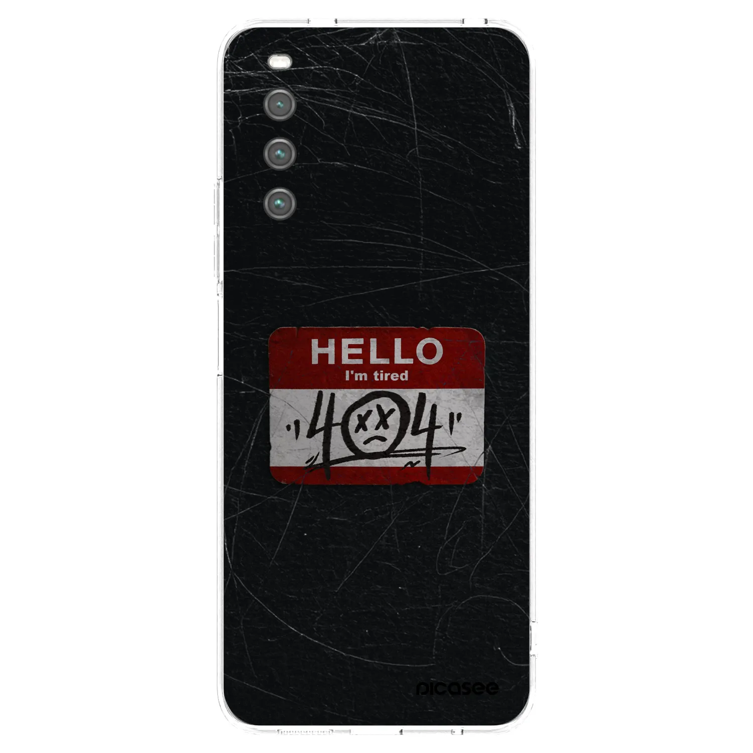 Picasee silikonska prozirna maskica za Sony Xperia 10 IV 5G - HELLO 404