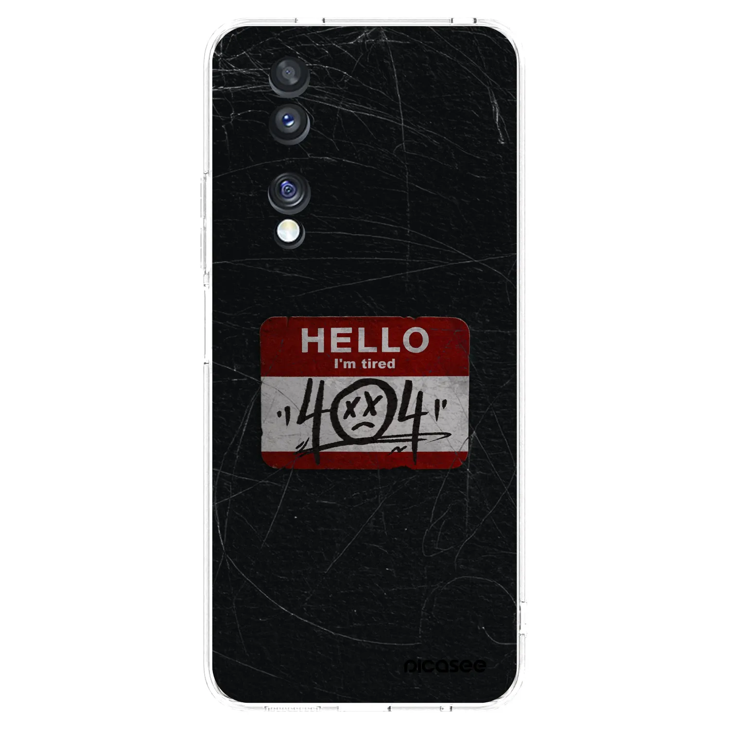 Picasee silikonska prozirna maskica za Honor 70 - HELLO 404