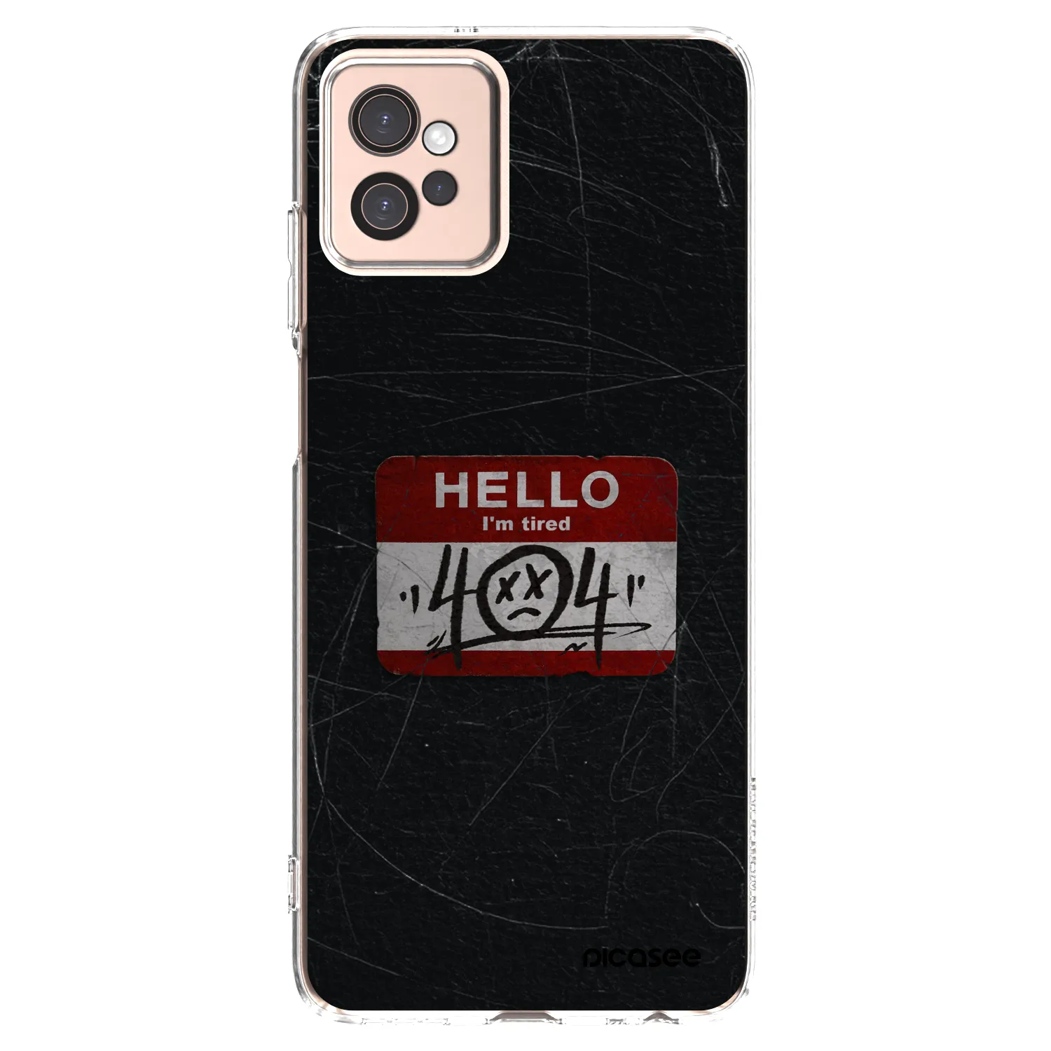 Picasee silikonska prozirna maskica za Motorola Moto G32 - HELLO 404