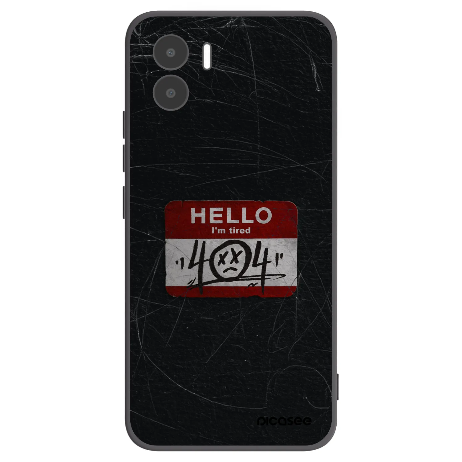 Picasee crna silikonska maskica za Xiaomi Redmi A1 - HELLO 404