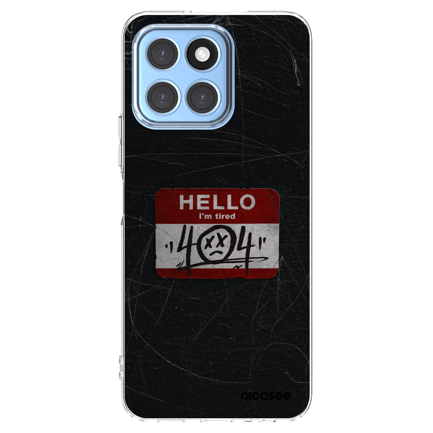 Picasee silikonska prozirna maskica za Honor X6 - HELLO 404