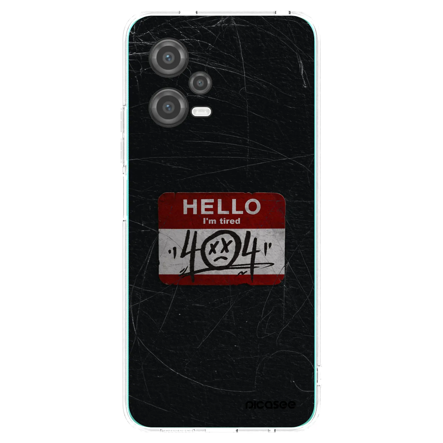 Picasee silikonska prozirna maskica za Xiaomi Poco X5 - HELLO 404