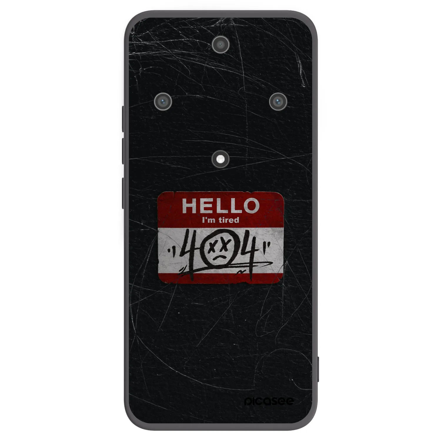 Picasee crna silikonska maskica za Honor Magic5 Lite 5G - HELLO 404