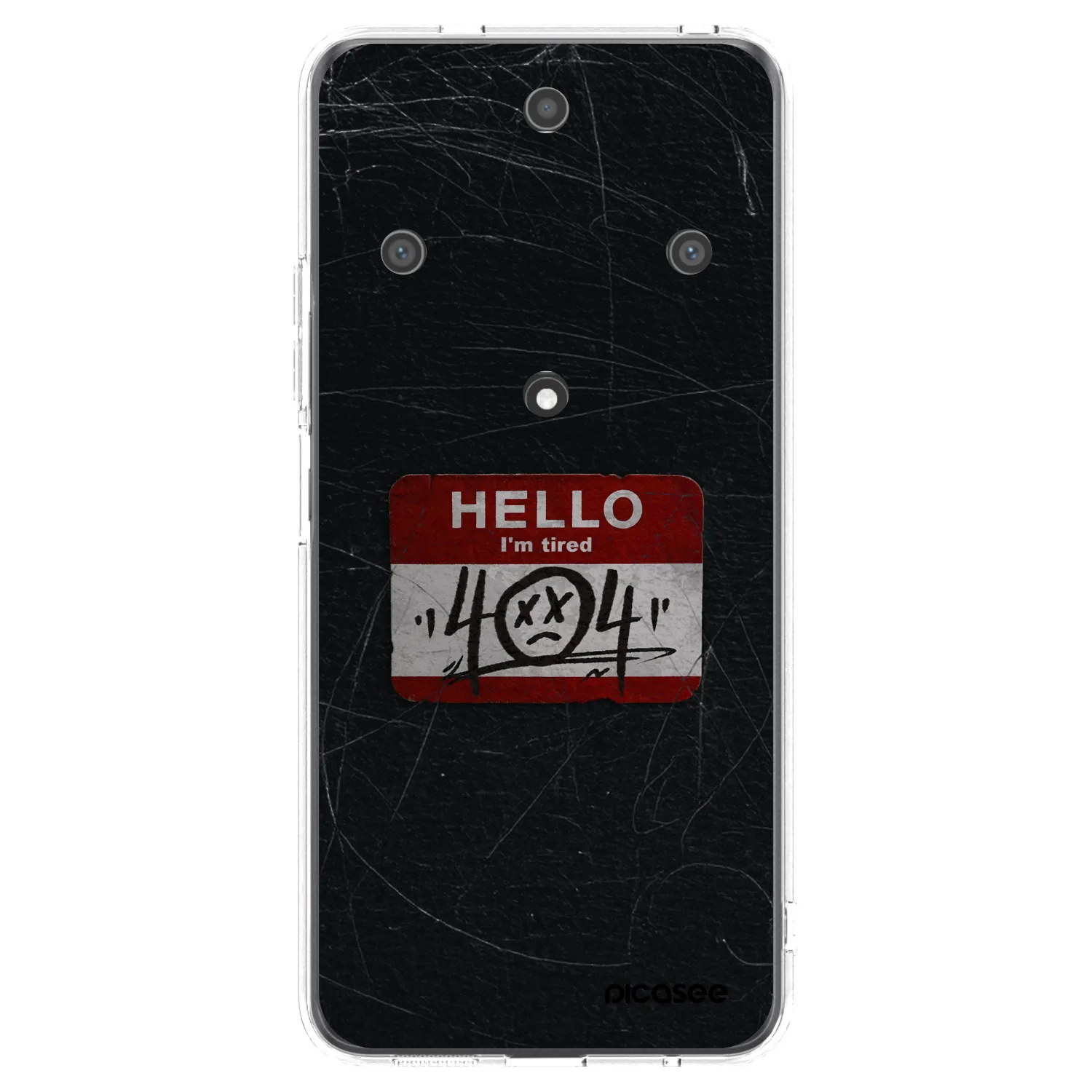 Picasee silikonska prozirna maskica za Honor Magic5 Lite 5G - HELLO 404