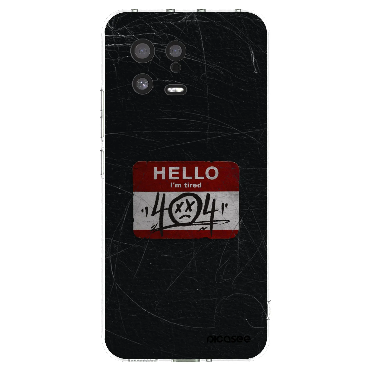 Picasee silikonska prozirna maskica za Xiaomi 13 - HELLO 404