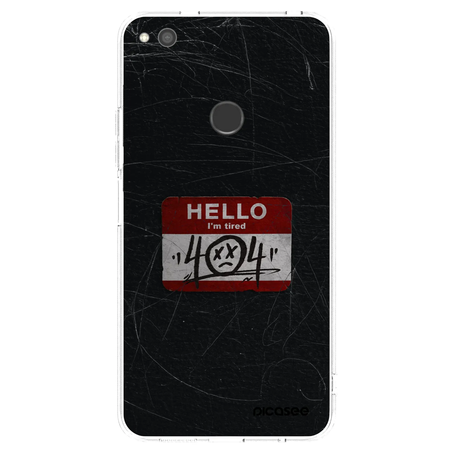 Picasee silikonska prozirna maskica za Huawei P9 Lite 2017 - HELLO 404