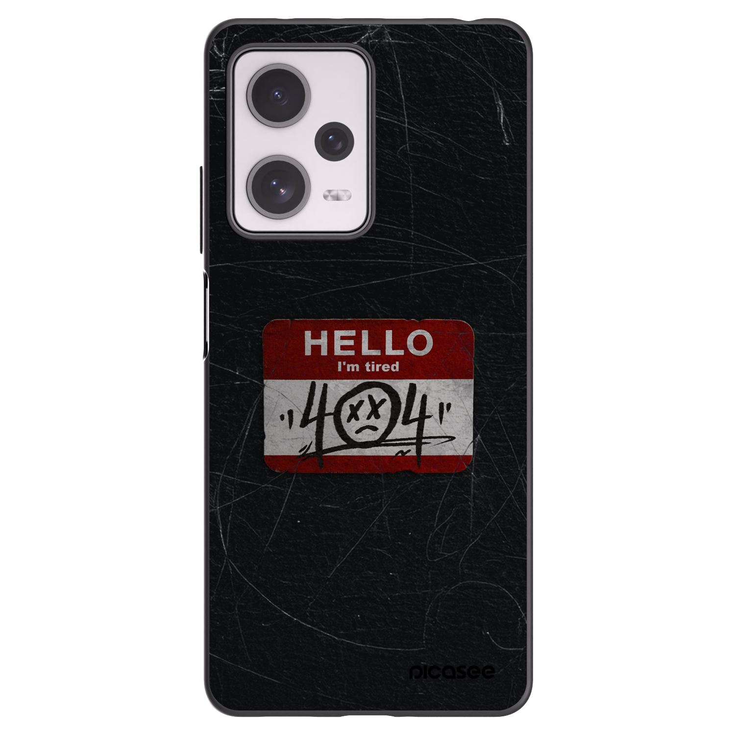 Picasee crna silikonska maskica za Xiaomi Redmi Note 12 Pro+ 5G - HELLO 404
