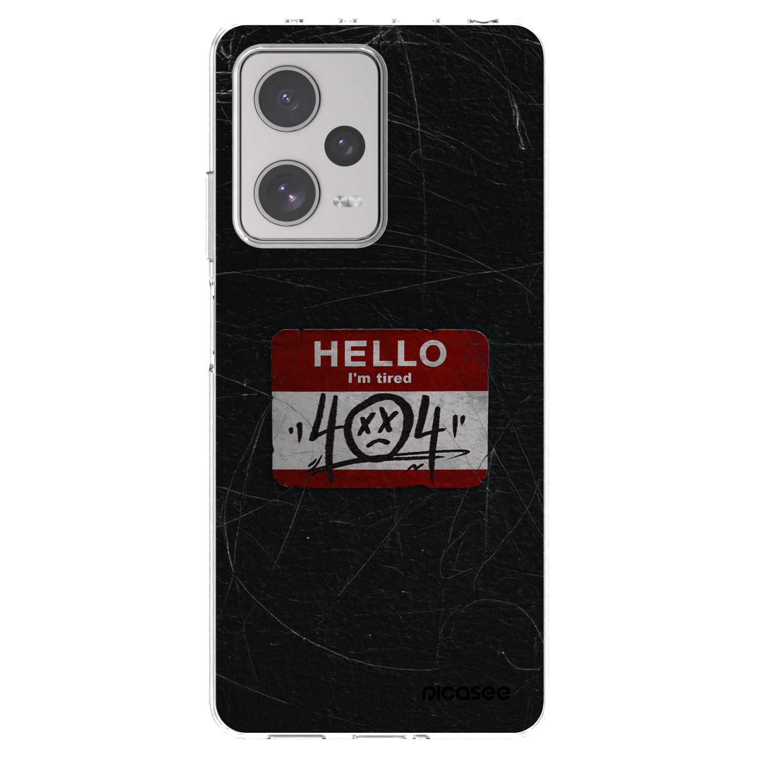 Picasee silikonska prozirna maskica za Xiaomi Redmi Note 12 Pro+ 5G - HELLO 404