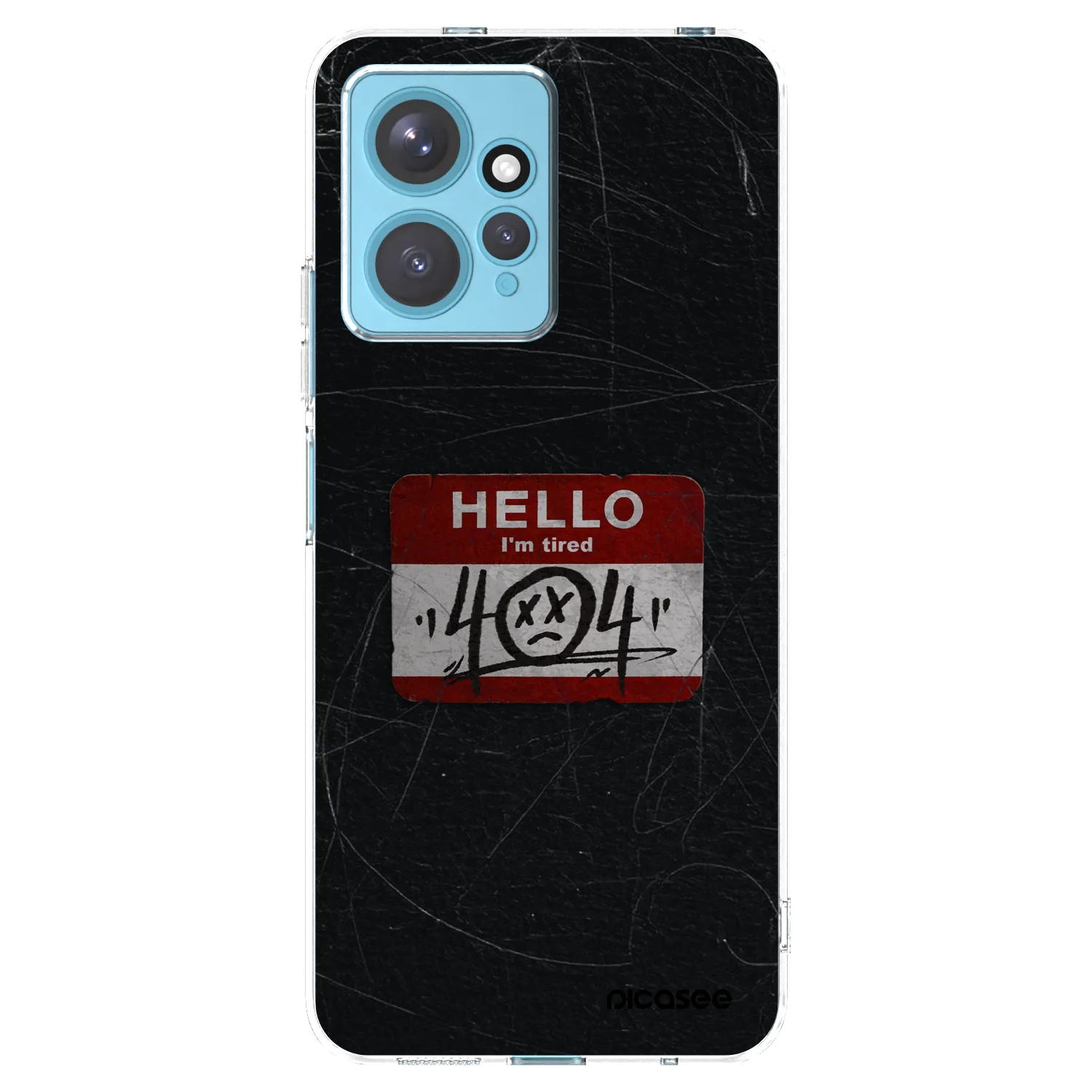 Picasee silikonska prozirna maskica za Xiaomi Redmi Note 12 4G - HELLO 404