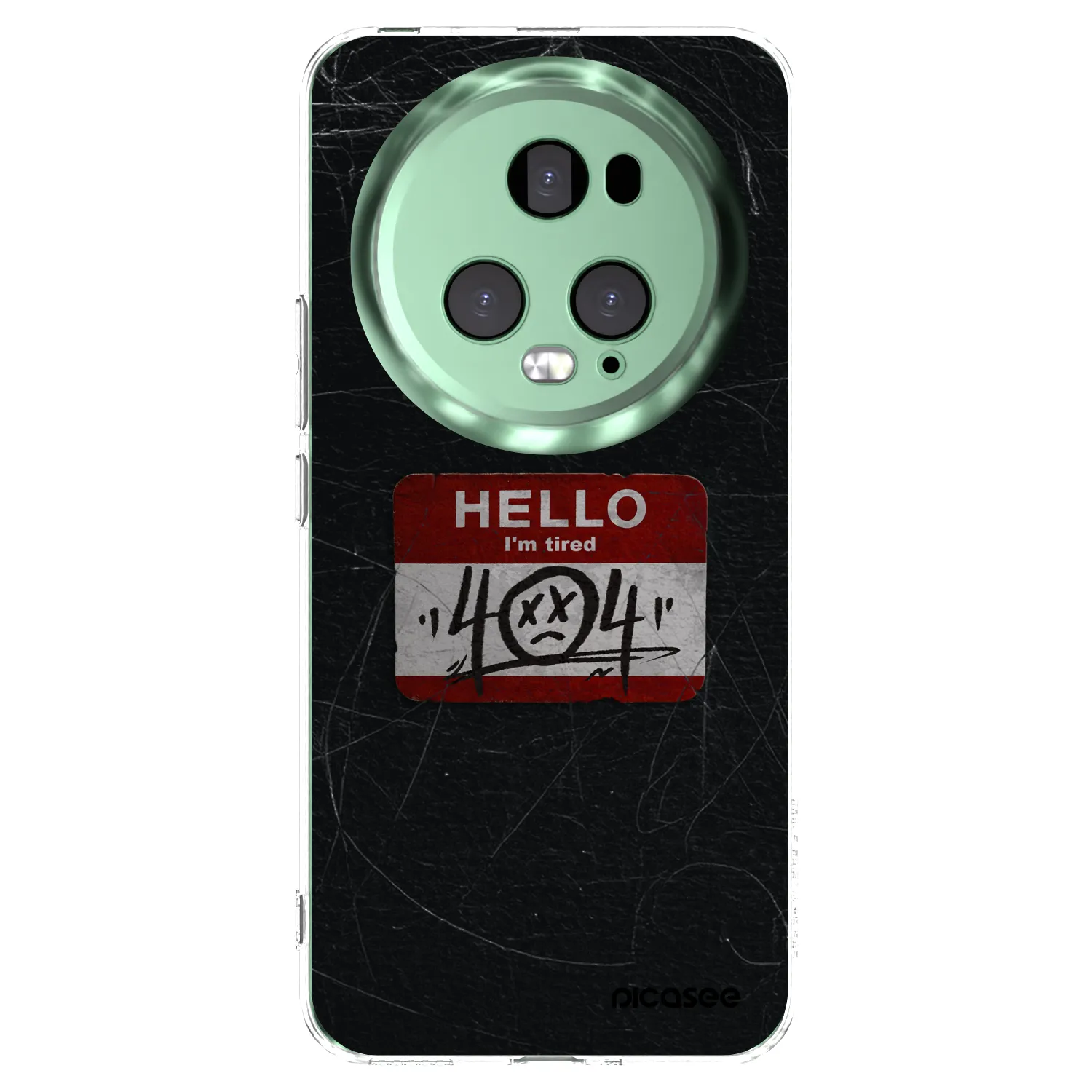 Picasee silikonska prozirna maskica za Honor Magic5 Pro - HELLO 404
