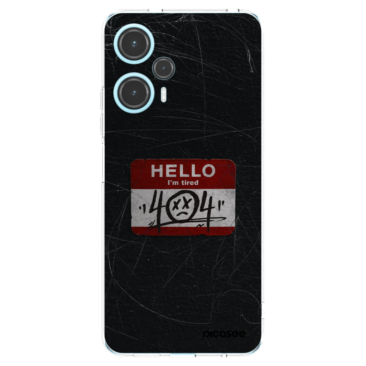 Picasee silikonska prozirna maskica za Xiaomi Poco F5 - HELLO 404