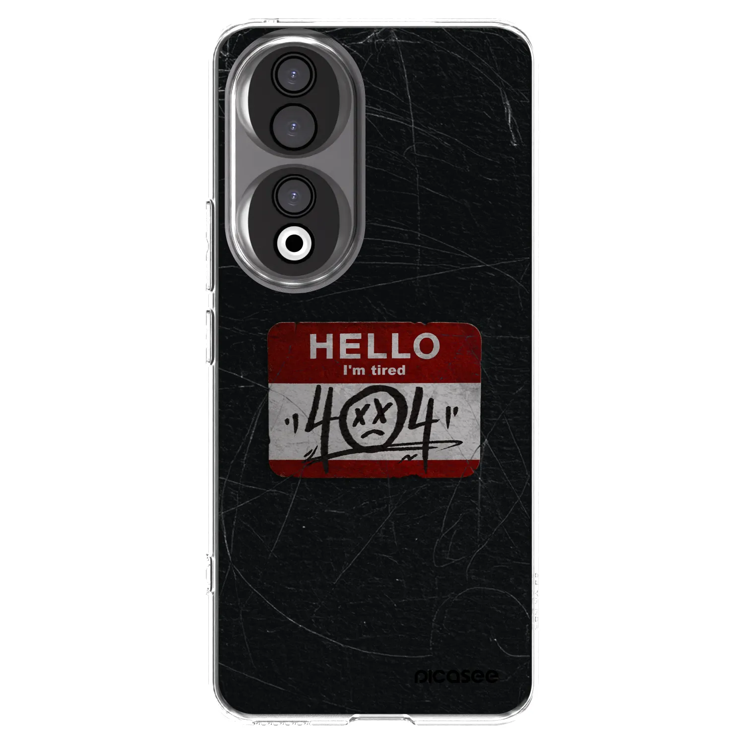 Picasee silikonska prozirna maskica za Honor 90 5G - HELLO 404