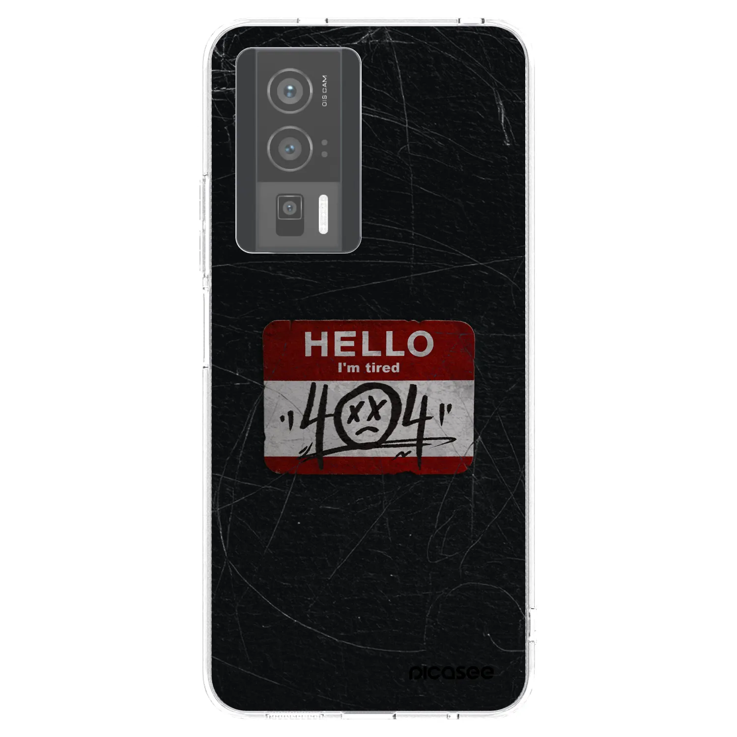 Picasee silikonska prozirna maskica za Xiaomi Poco F5 Pro 5G - HELLO 404