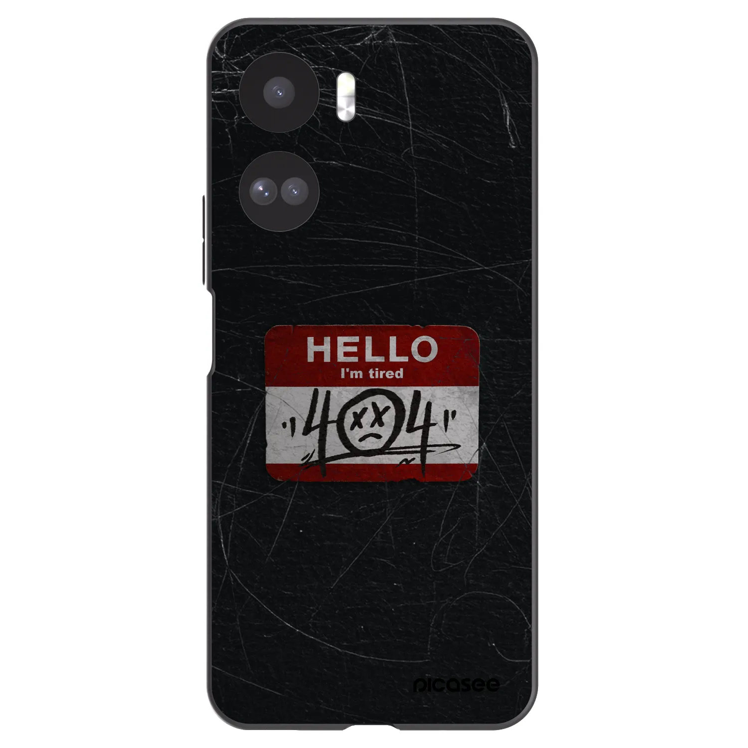 Picasee crna silikonska maskica za Honor 90 Lite 5G - HELLO 404