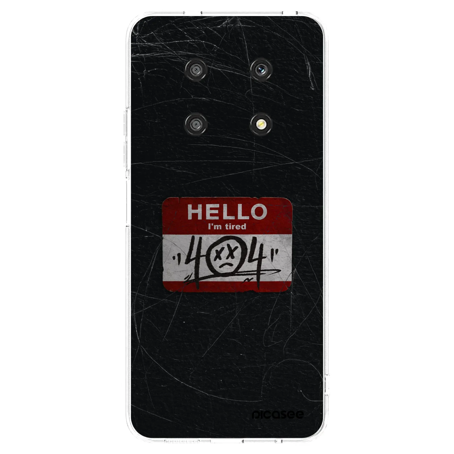 Picasee silikonska prozirna maskica za Honor Magic4 Lite 5G - HELLO 404