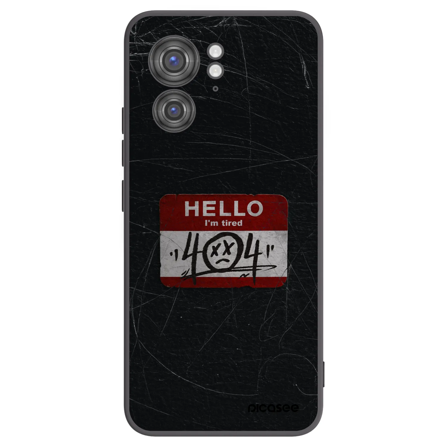 Picasee crna silikonska maskica za Motorola Edge 40 - HELLO 404