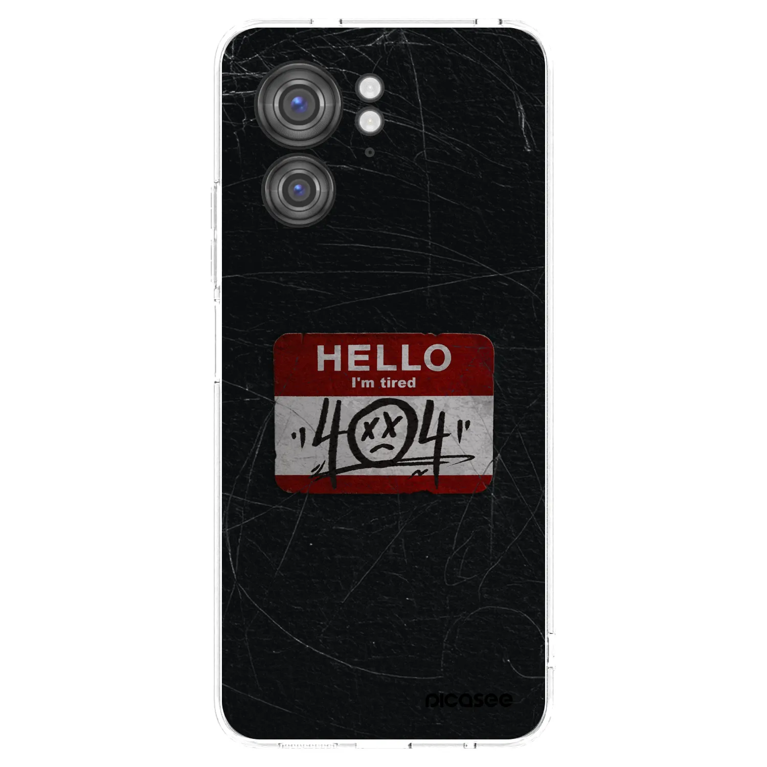 Picasee silikonska prozirna maskica za Motorola Edge 40 - HELLO 404