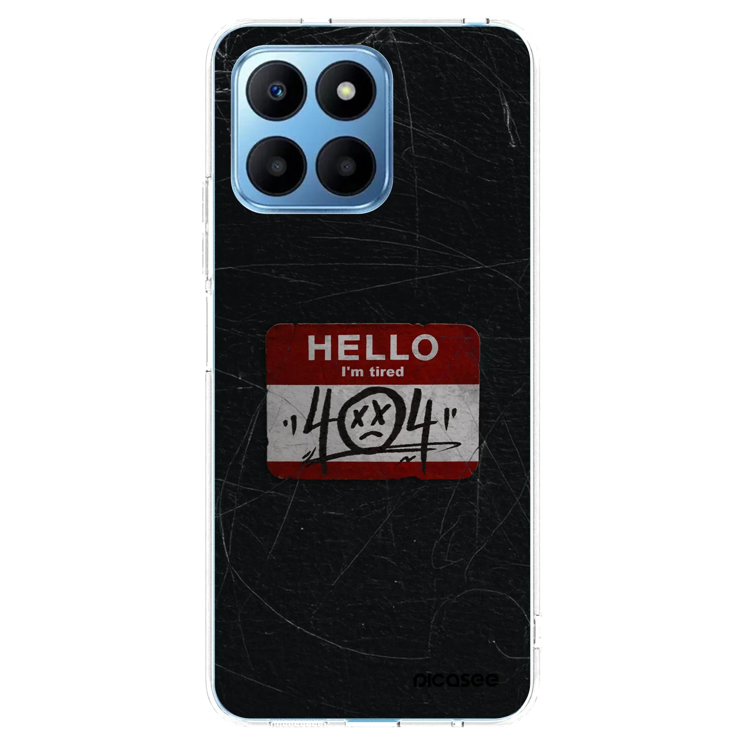 Picasee silikonska prozirna maskica za Honor 70 Lite - HELLO 404
