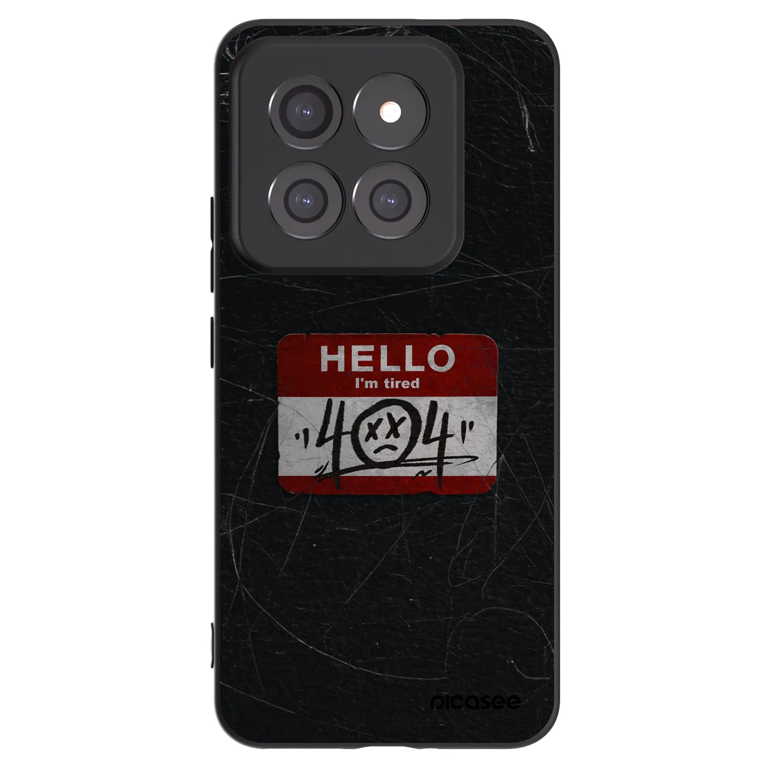 Picasee crna silikonska maskica za Xiaomi 14 Pro - HELLO 404