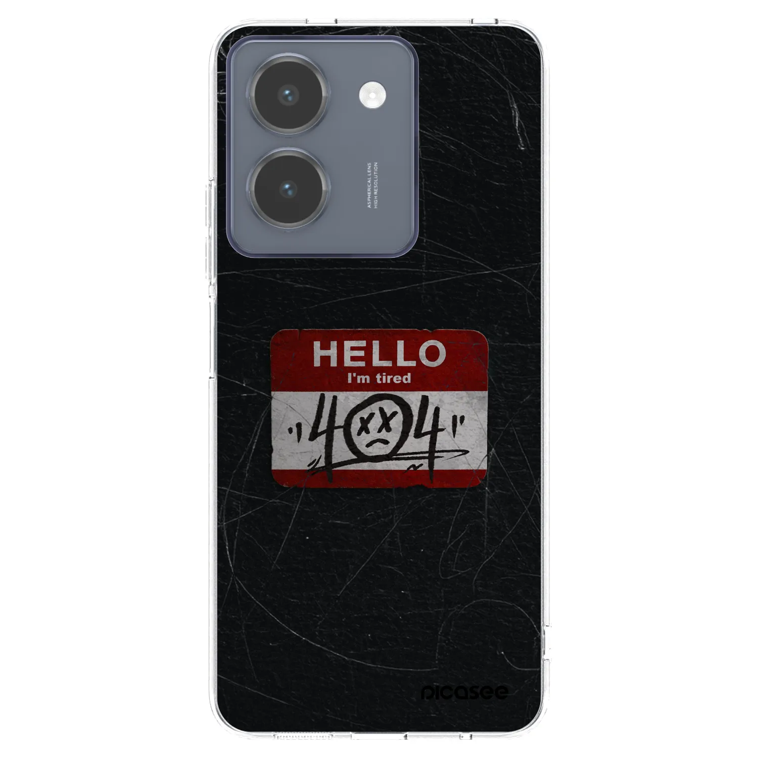 Picasee silikonska prozirna maskica za Vivo Y36 4G - HELLO 404